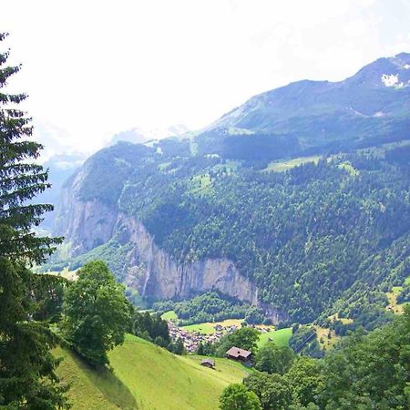 Holiday flat #1, Chalet Aberot, Wengen, Switzerland Buitenkant foto